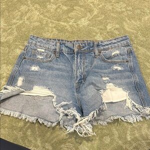 Hidden Jeans- Distressed Jean Shorts
